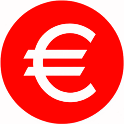Faire Preisgestaltung mit Festpreisgarantie Icon Eurozeichen – transparente Preisgestaltung bei Wohnungsauflösung