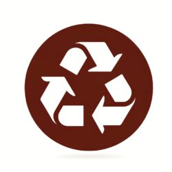 Nachhaltige Entsorgung bei Entrümpelung Recycling-Symbol – nachhaltige Entsorgung bei Haushaltsauflösungen
